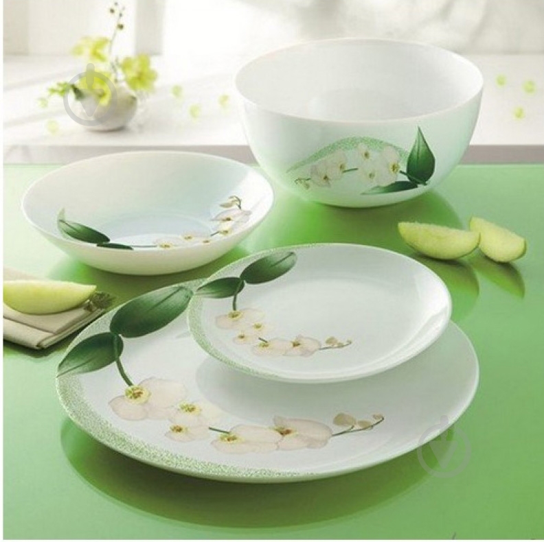 Сервиз столовый Luminarc White Orchid 19 предметов P0325 - фото 5
