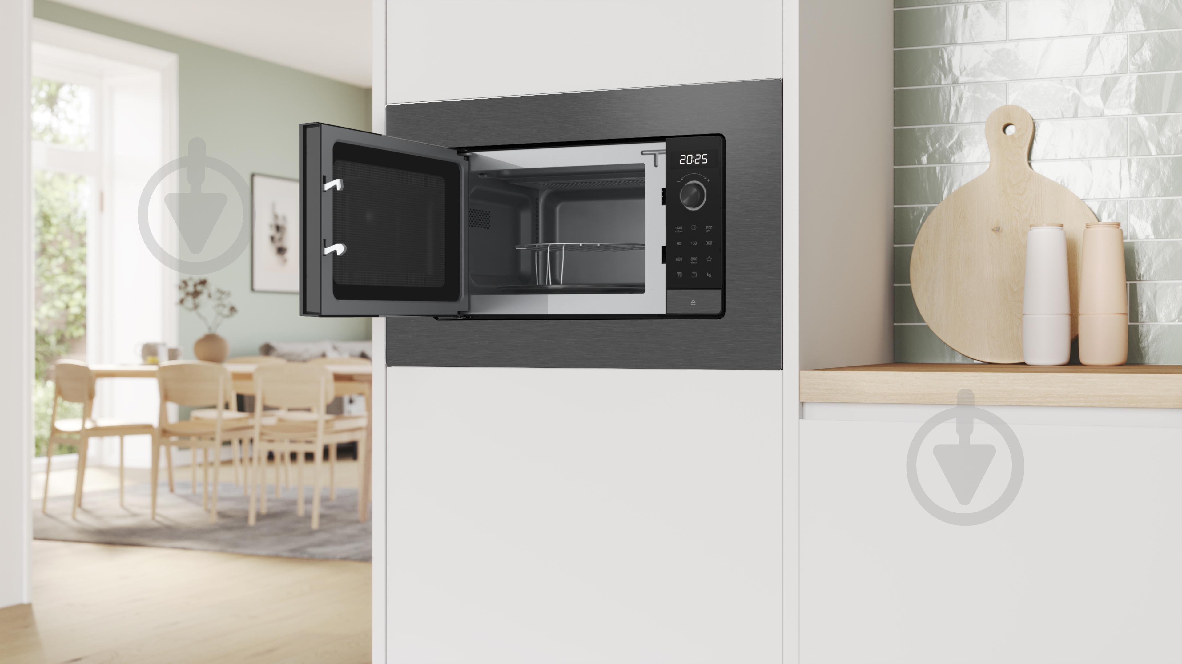 Встраиваемая микроволновая печь Bosch BEL623MD3 - фото 6 Встраиваемая микроволновая печь Bosch BEL623MD3 - фото 6