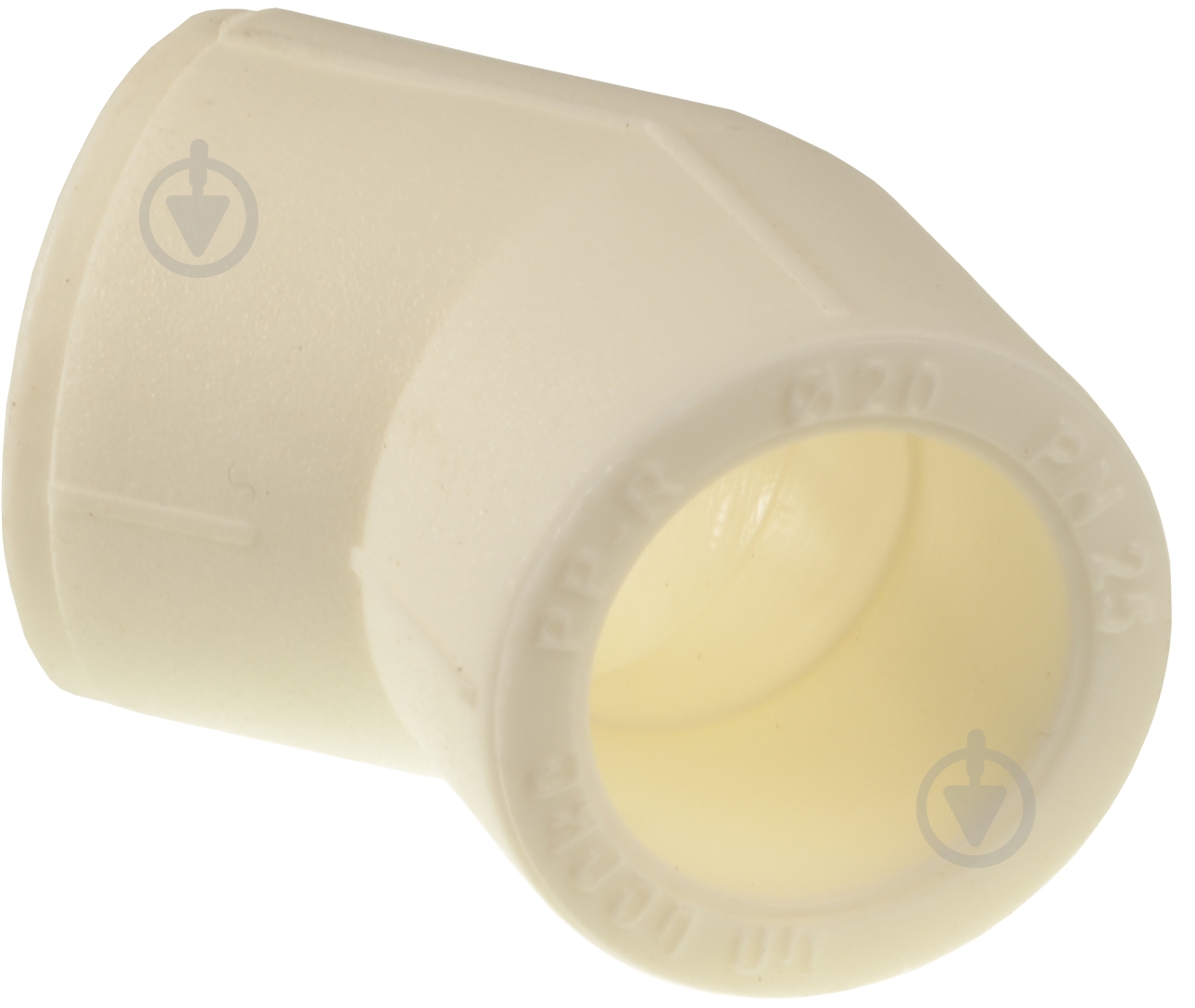 Кут Berke Plastik білий PP-R 20 мм 45° - фото 1 Кут Berke Plastik білий PP-R 20 мм 45° - фото 1