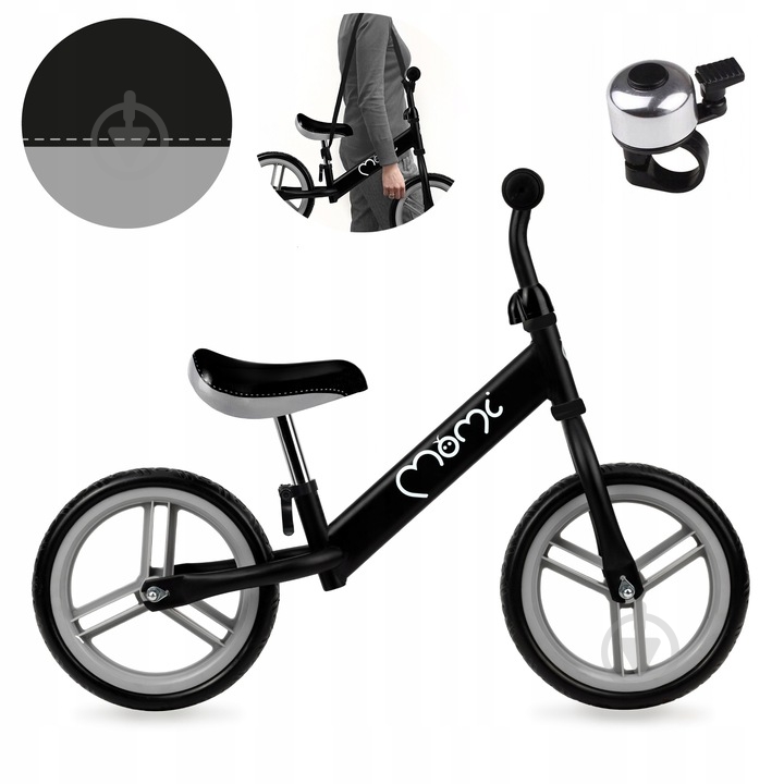 Беговел MoMi Nash черный ROBI00009 - фото 9