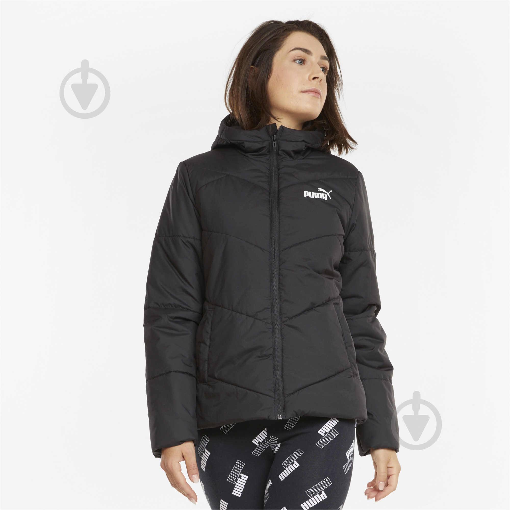 Куртка жіноча Puma ESS Padded Jacket 58764801 р.S чорна - фото 3