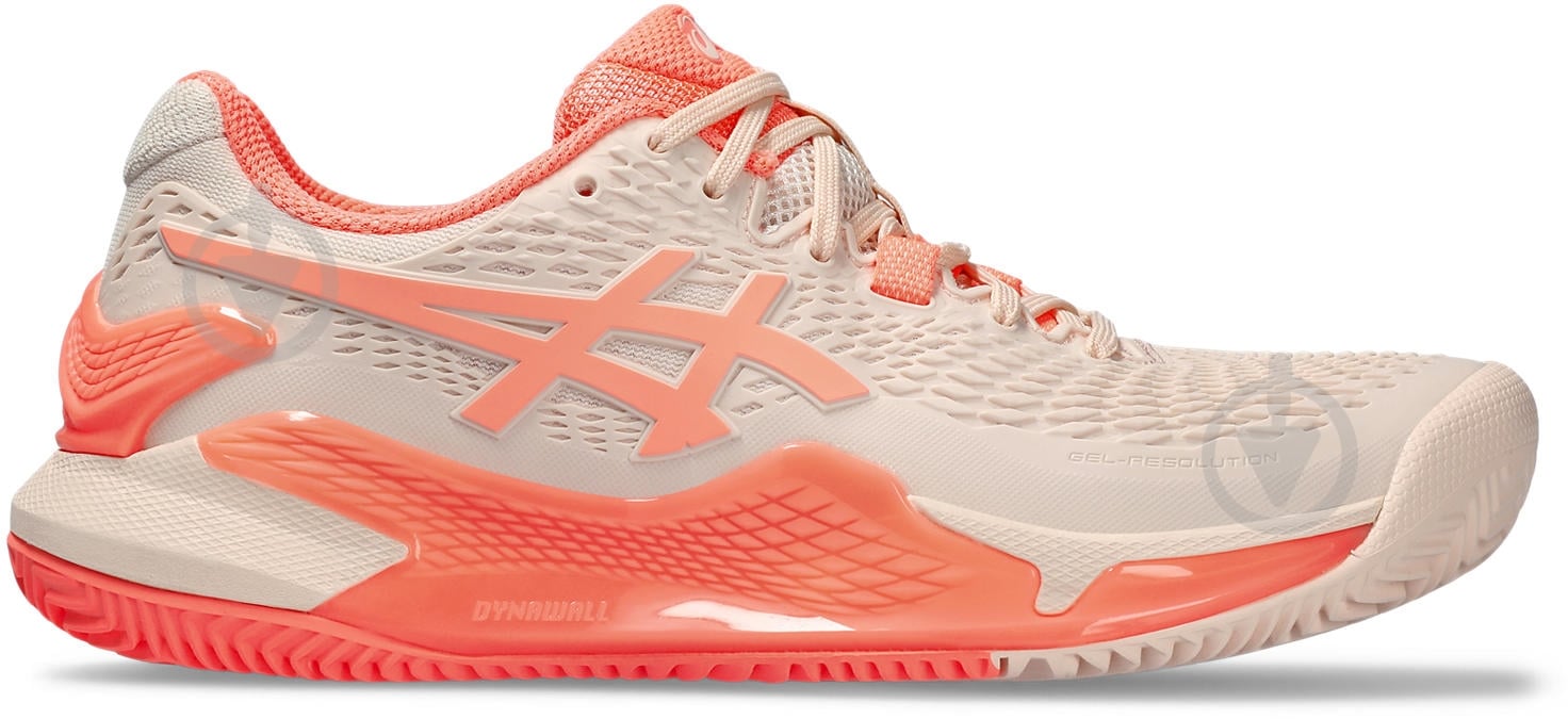 Кроссовки женские демисезонные Asics GEL-RESOLUTION 9 CLAY 1042A224_700 р.36 коралловые - фото 1