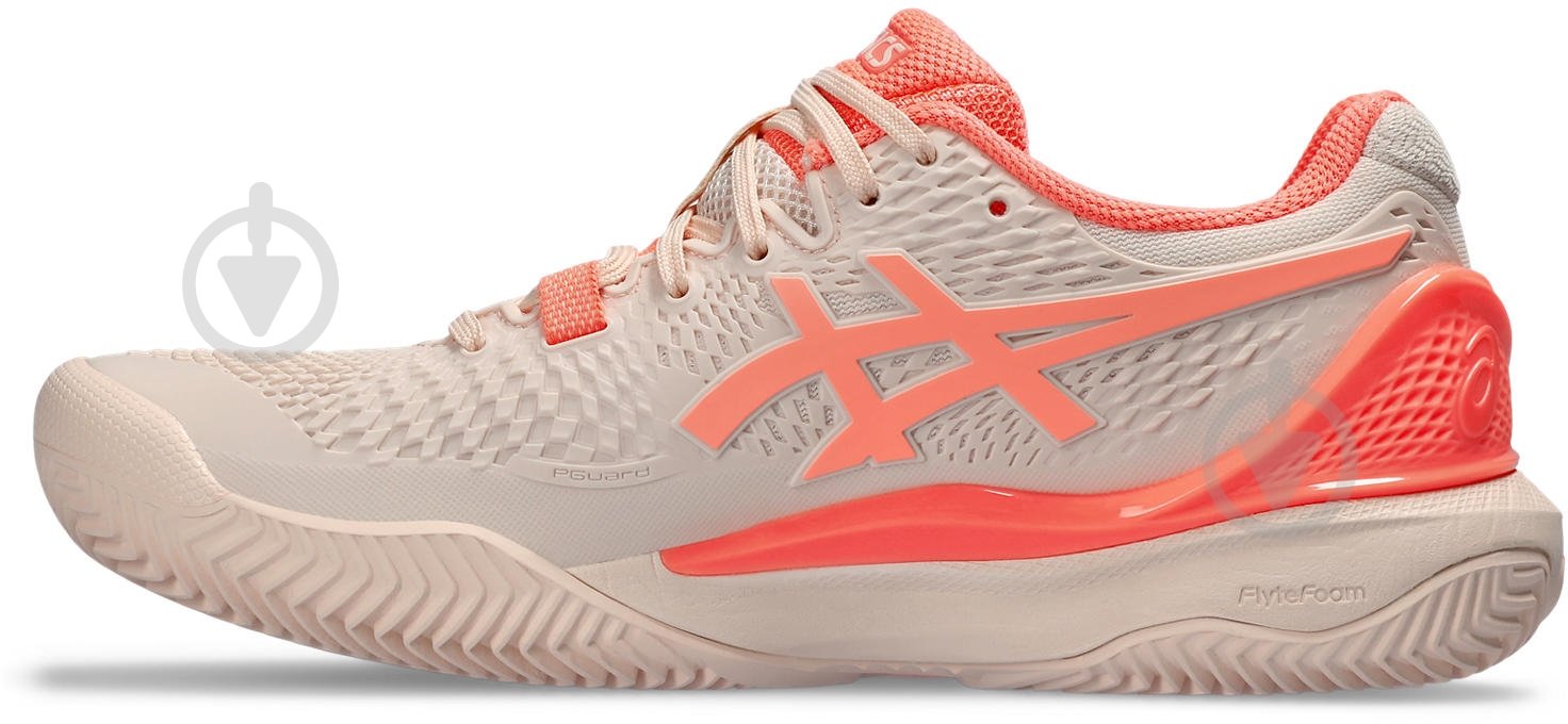 Кроссовки женские демисезонные Asics GEL-RESOLUTION 9 CLAY 1042A224_700 р.36 коралловые - фото 2