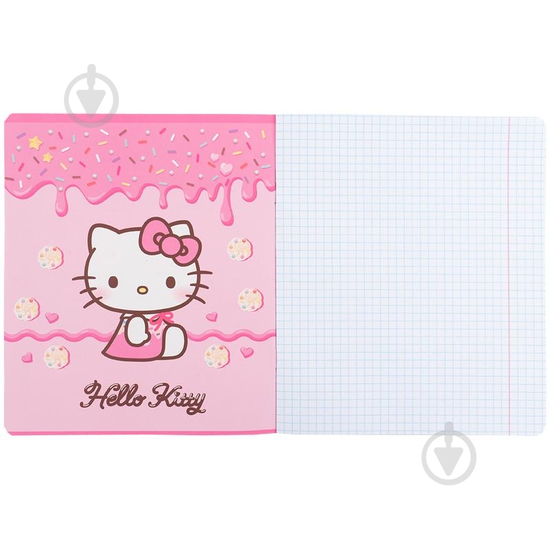 Тетрадь школьная 12 лист. клетка Hello Kitty-2 KITE - фото 2 Тетрадь школьная 12 лист. клетка Hello Kitty-2 KITE - фото 2
