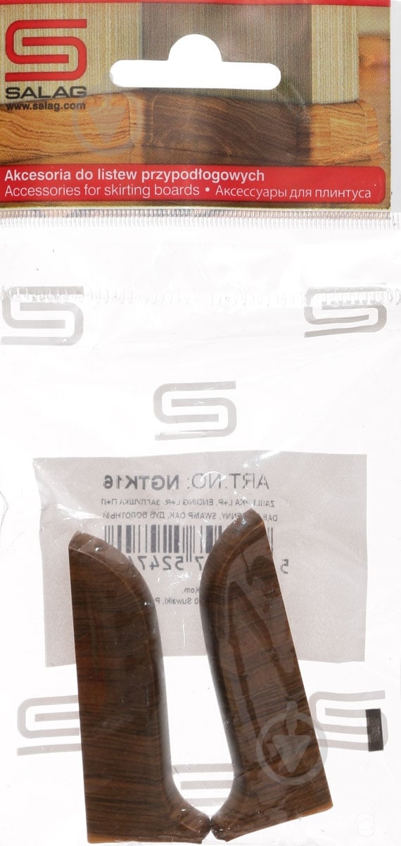 Комплект заглушек (2 шт.) Salag NG 50 16 дуб болотный - фото 3