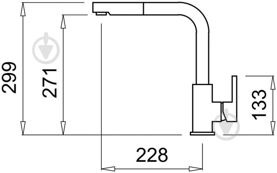 Смеситель для кухни ELLECI C02 AVENA 51 - фото 2