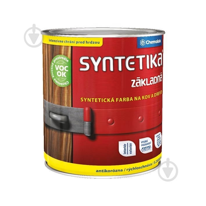 Грунт Chemolak SYNTETIKA белый мат 0,6 л - фото 1