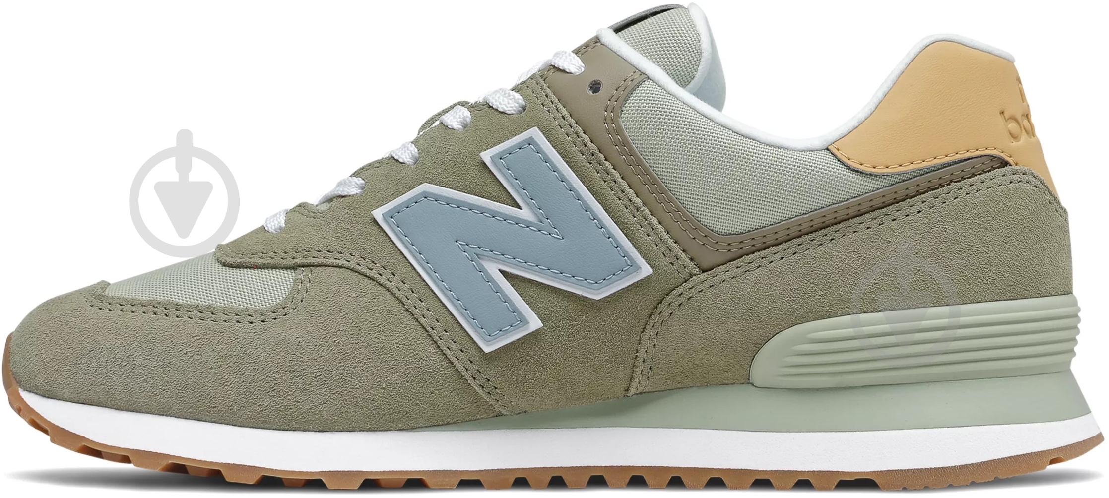 Кроссовки мужские демисезонные New Balance ML574NT2 р.43 хаки - фото 2 Кроссовки мужские демисезонные New Balance ML574NT2 р.43 хаки - фото 2