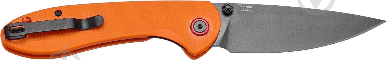Нож складной CJRB Feldspar Black Blade, AR-RPM9 Steel, ц:orange 2798.03.02 - фото 2