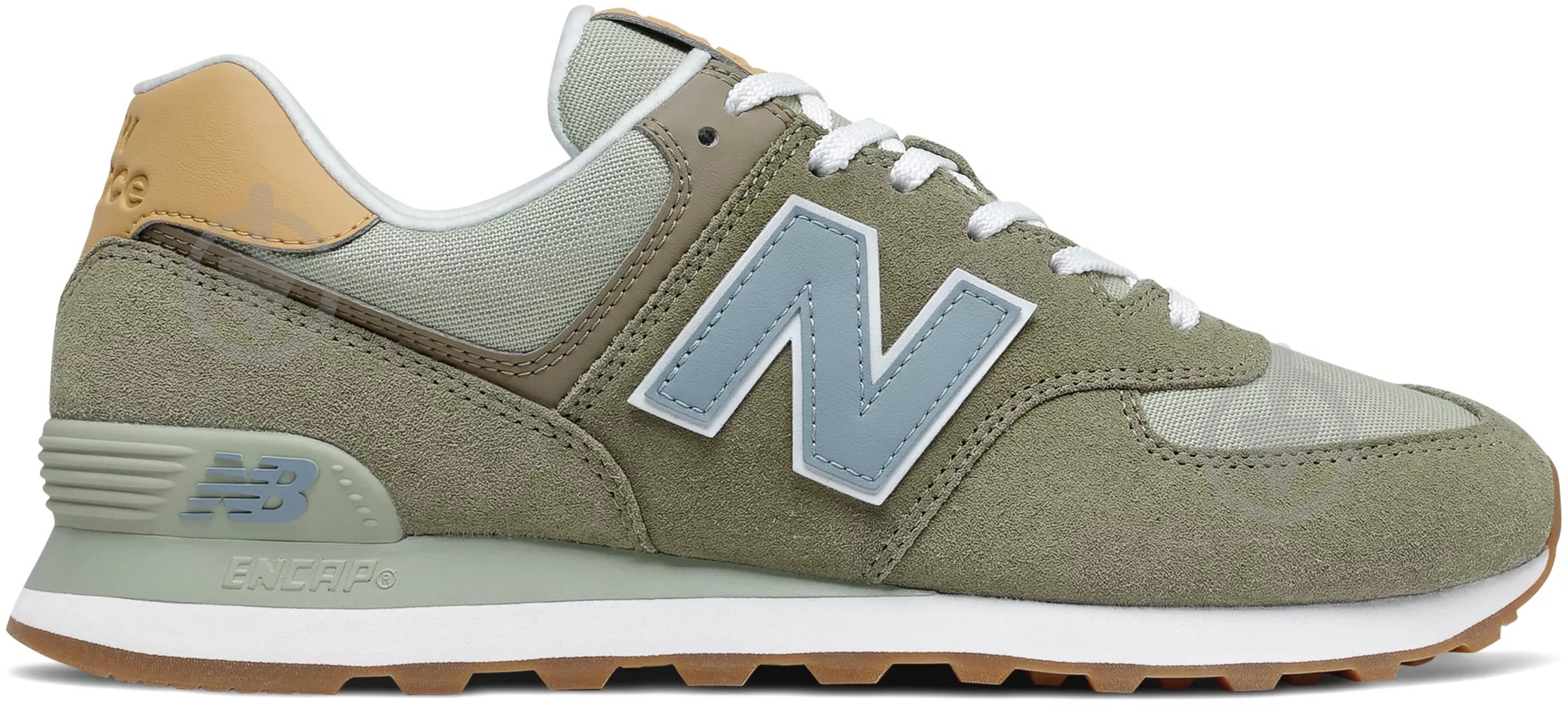 Кроссовки мужские демисезонные New Balance ML574NT2 р.42 хаки - фото 1