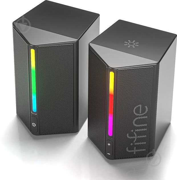 Акустическая система FIFINE A20 Gaming RGB 2.0 black - фото 6 Акустическая система FIFINE A20 Gaming RGB 2.0 black - фото 6