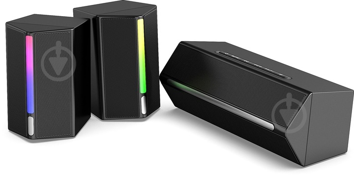 Акустическая система FIFINE A22 Gaming RGB 2.1 black - фото 3 Акустическая система FIFINE A22 Gaming RGB 2.1 black - фото 3