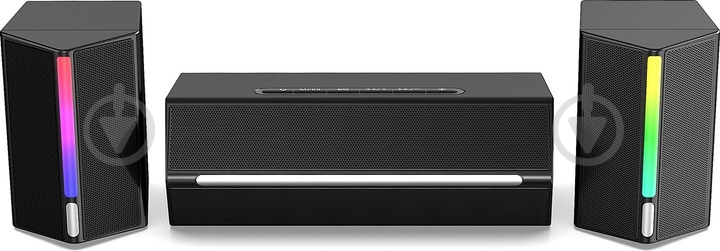 Акустическая система FIFINE A22 Gaming RGB 2.1 black - фото 1 Акустическая система FIFINE A22 Gaming RGB 2.1 black - фото 1