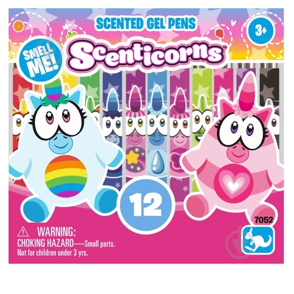 Набор ароматизированных ручек Kangaru Scenticorns 12 шт. KN7052 - фото 1