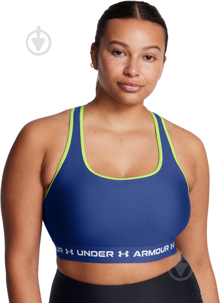 Бра Under Armour CROSSBACK MID BRA 1361034-432 р.M синій - фото 9