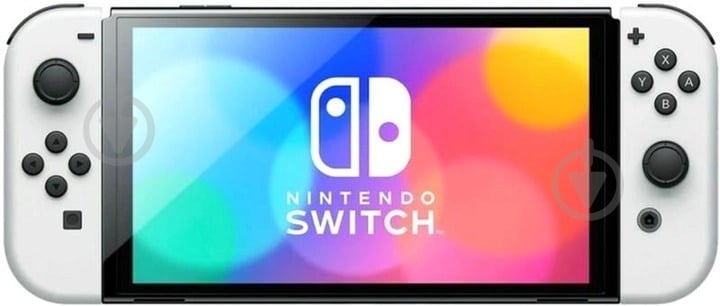 Игровая консоль NINTENDO Switch OLED (45496453435) white - фото 1
