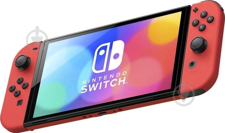 Игровая консоль NINTENDO Switch OLED (45496453633) red - фото 2 Игровая консоль NINTENDO Switch OLED (45496453633) red - фото 2