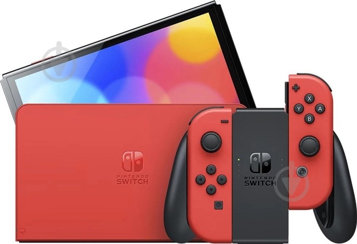 Игровая консоль NINTENDO Switch OLED (45496453633) red - фото 4 Игровая консоль NINTENDO Switch OLED (45496453633) red - фото 4
