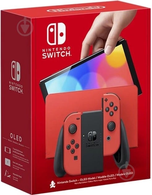 Игровая консоль NINTENDO Switch OLED (45496453633) red - фото 9 Игровая консоль NINTENDO Switch OLED (45496453633) red - фото 9