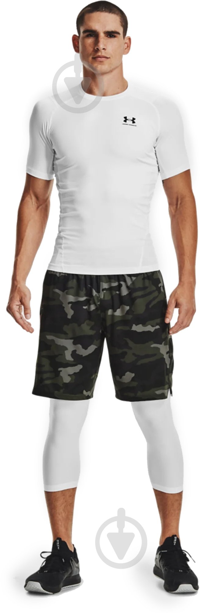 Футболка Under Armour UA HG ARMOUR COMP SS 1361518-100 р.L білий - фото 4