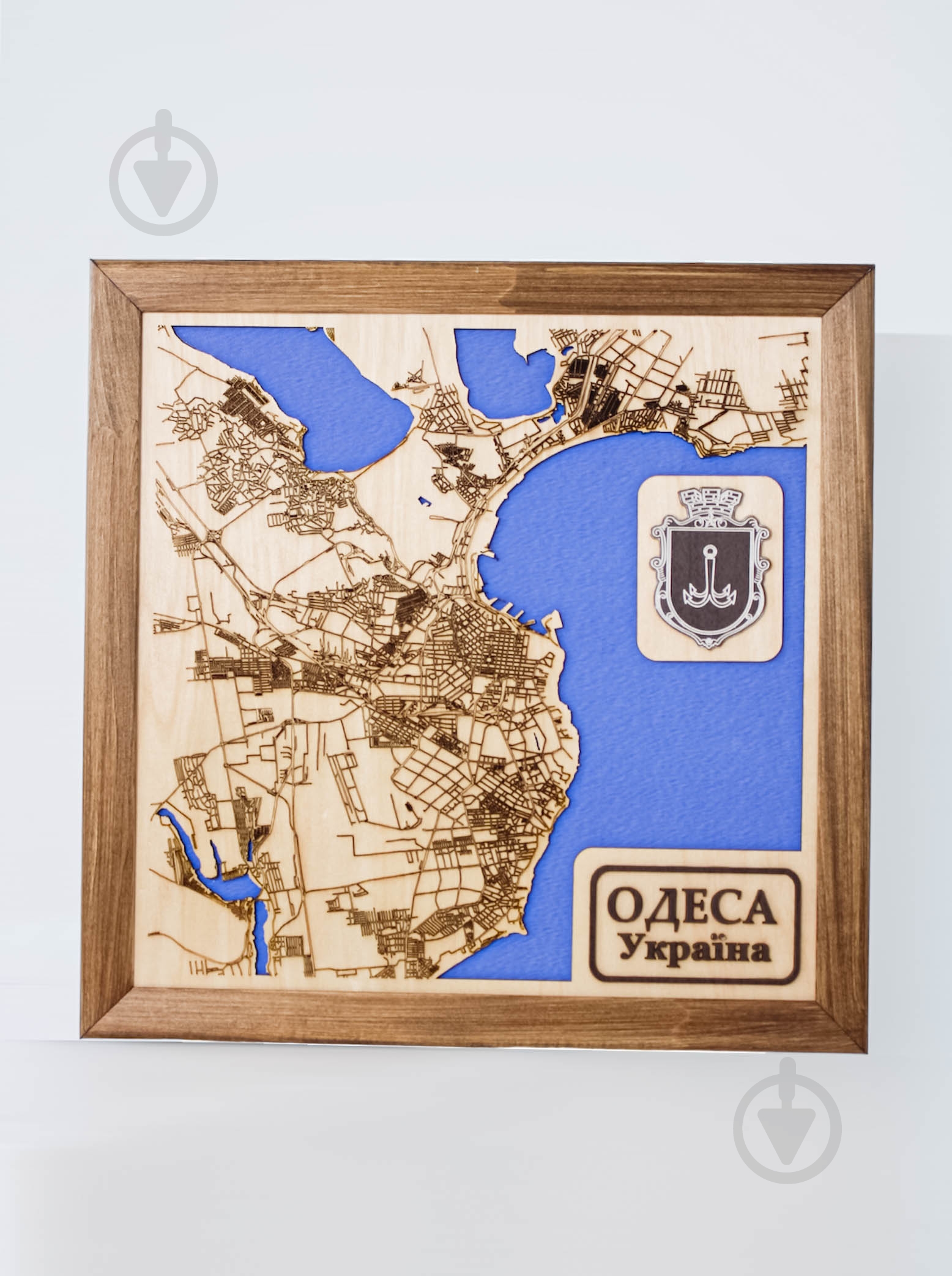 Карта Украины Одесса 45x45 см - фото 1