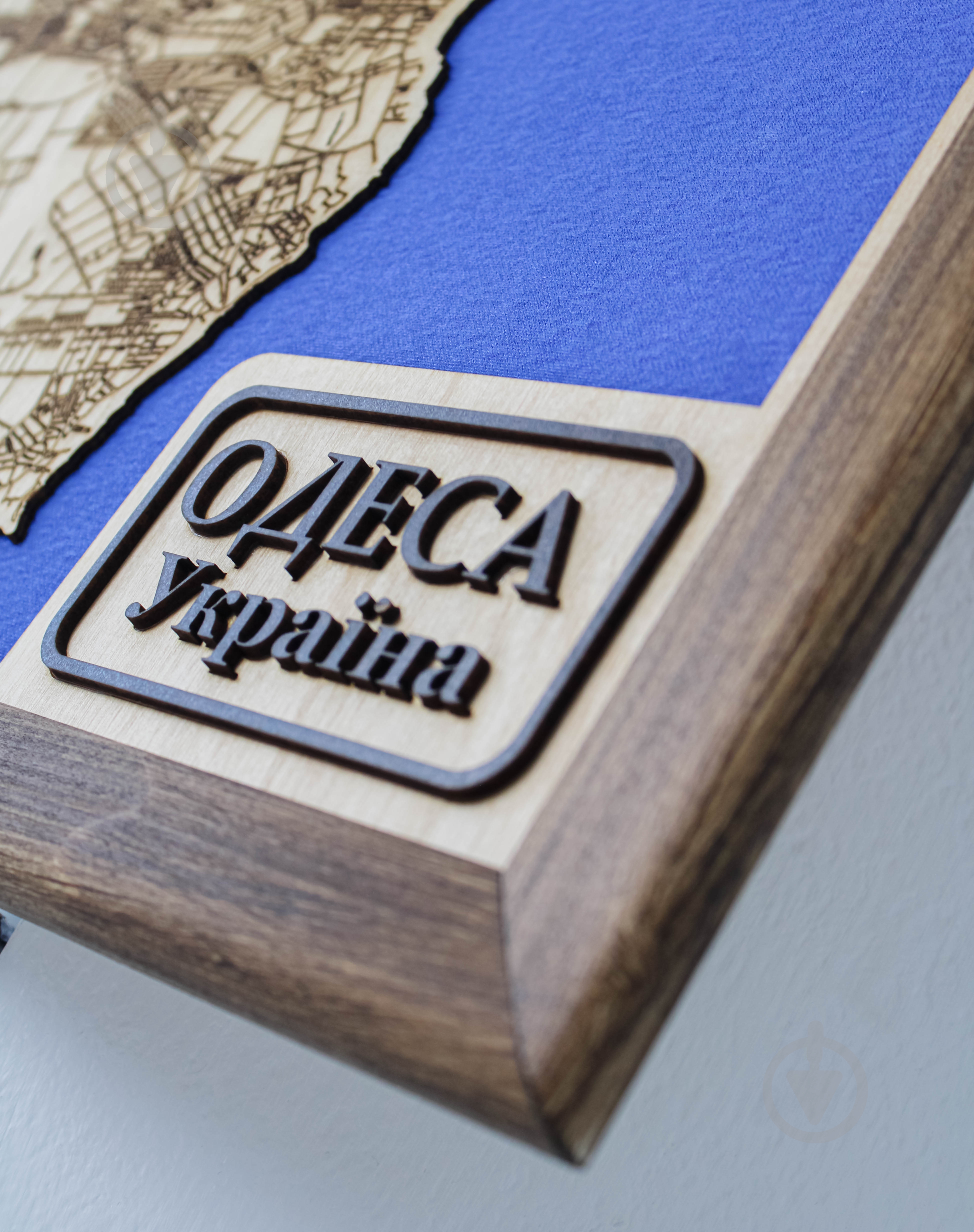 Карта Украины Одесса 45x45 см - фото 2