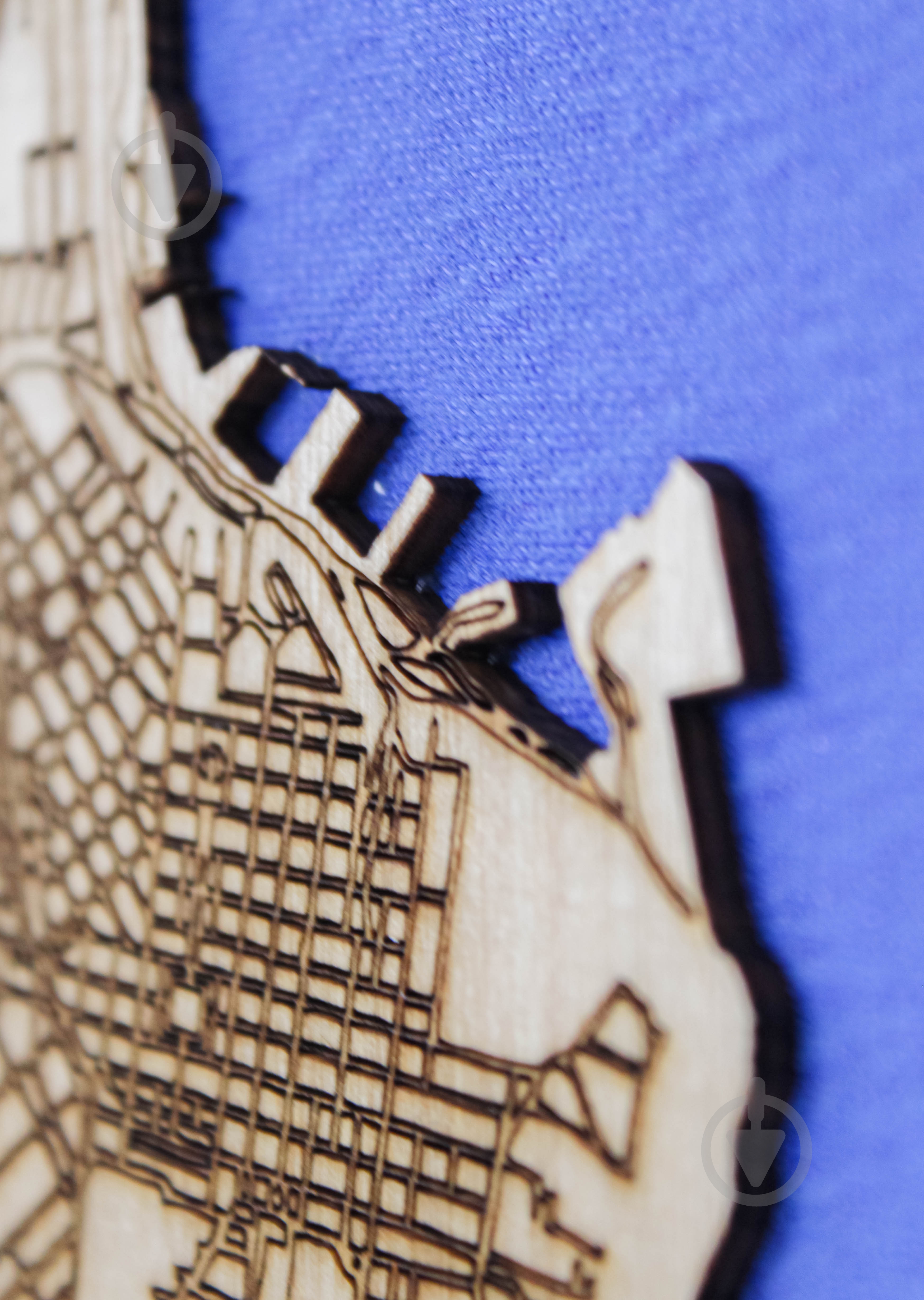 Карта Украины Одесса 45x45 см - фото 4