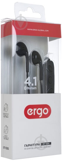 Гарнитура Ergo BT-530 black - фото 4 Гарнитура Ergo BT-530 black - фото 4