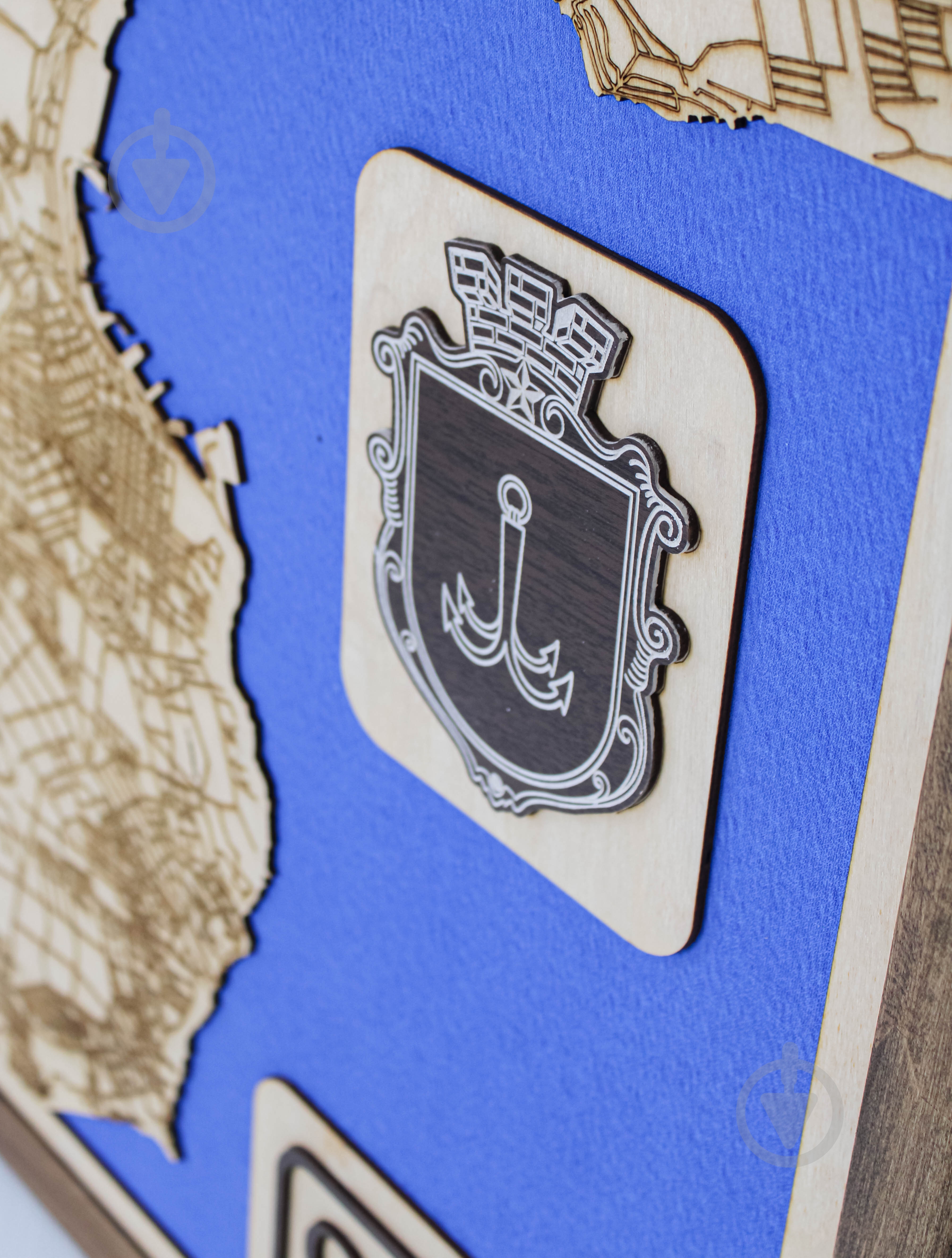 Карта Украины Одесса 65x65 см - фото 3 Карта Украины Одесса 65x65 см - фото 3