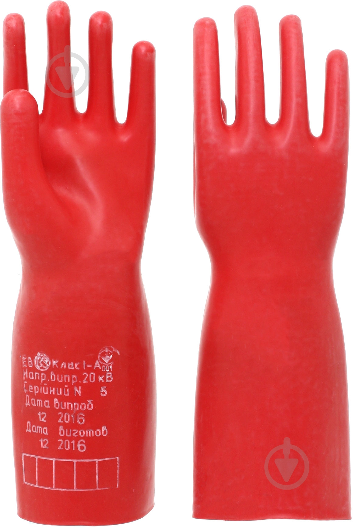 Рукавички діелектричні Київгума 1-А В - фото 1