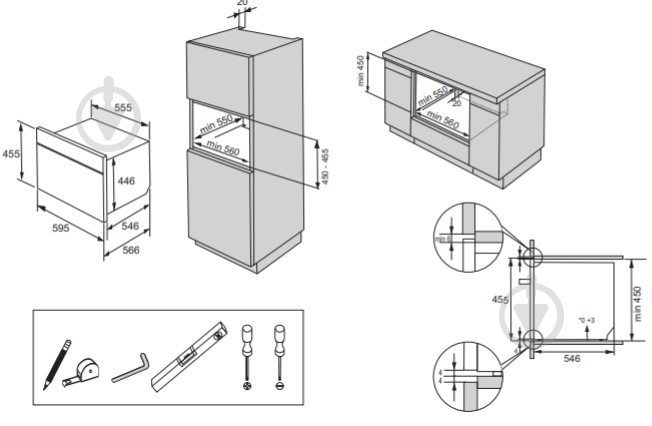 Духовой шкаф Gorenje GCM812B с функцией микроволн - фото 4