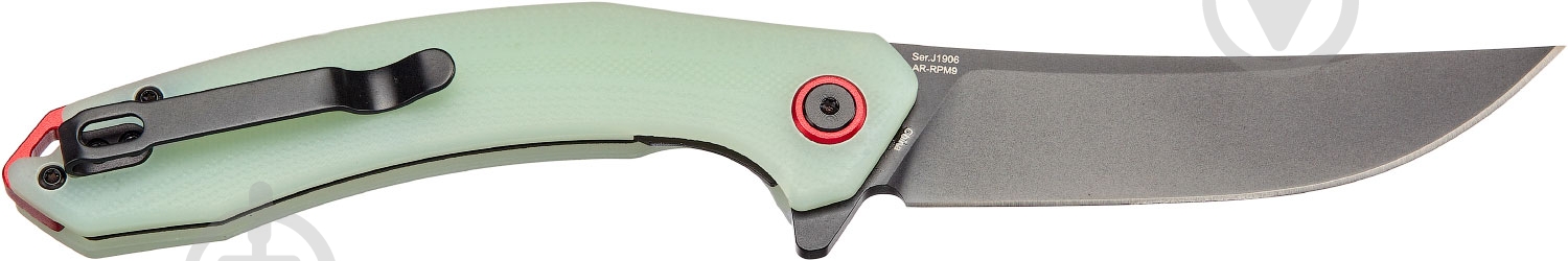 Нож складной CJRB Gobi Black Blade, AR-RPM9 Steel, ц:mint green 2798.03.01 - фото 2