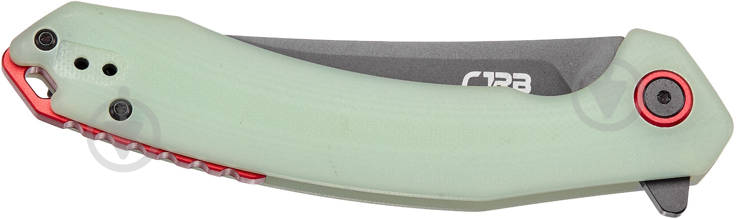 Нож складной CJRB Gobi Black Blade, AR-RPM9 Steel, ц:mint green 2798.03.01 - фото 3