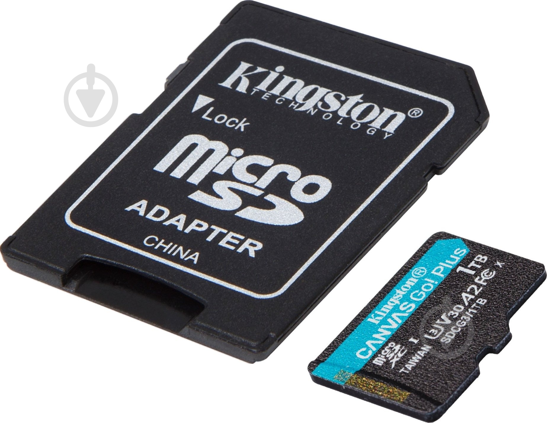 Карта памяти Kingston microSDXC 1 ТБ Class 10UHS-I Class 3 (U3) (SDCG3/1TB ) Canvas Go! Plus + SD-адаптер - фото 2