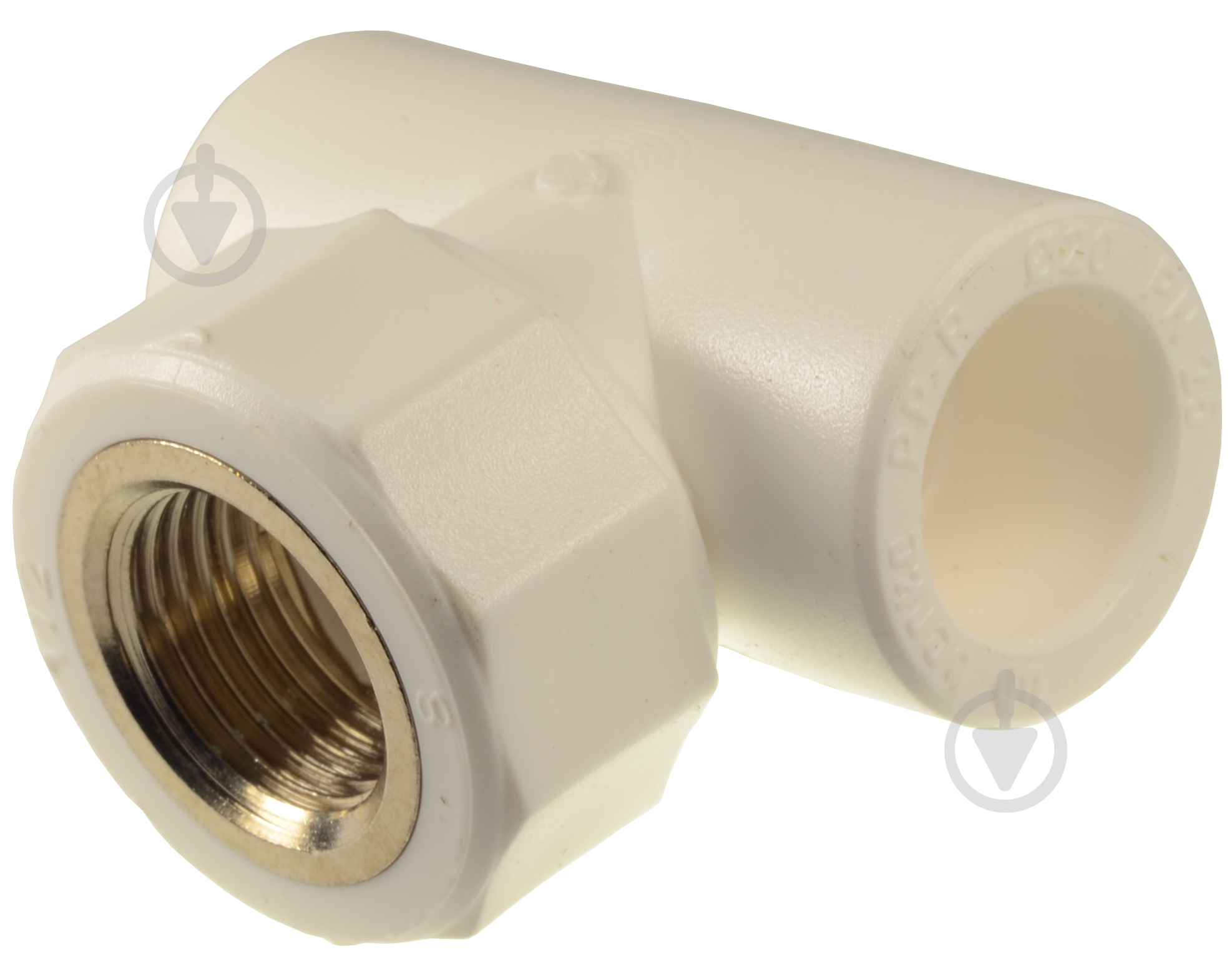 Трійник перехідний Berke Plastik білий PP-R В.Р. 20x1/2" - фото 1 Трійник перехідний Berke Plastik білий PP-R В.Р. 20x1/2" - фото 1