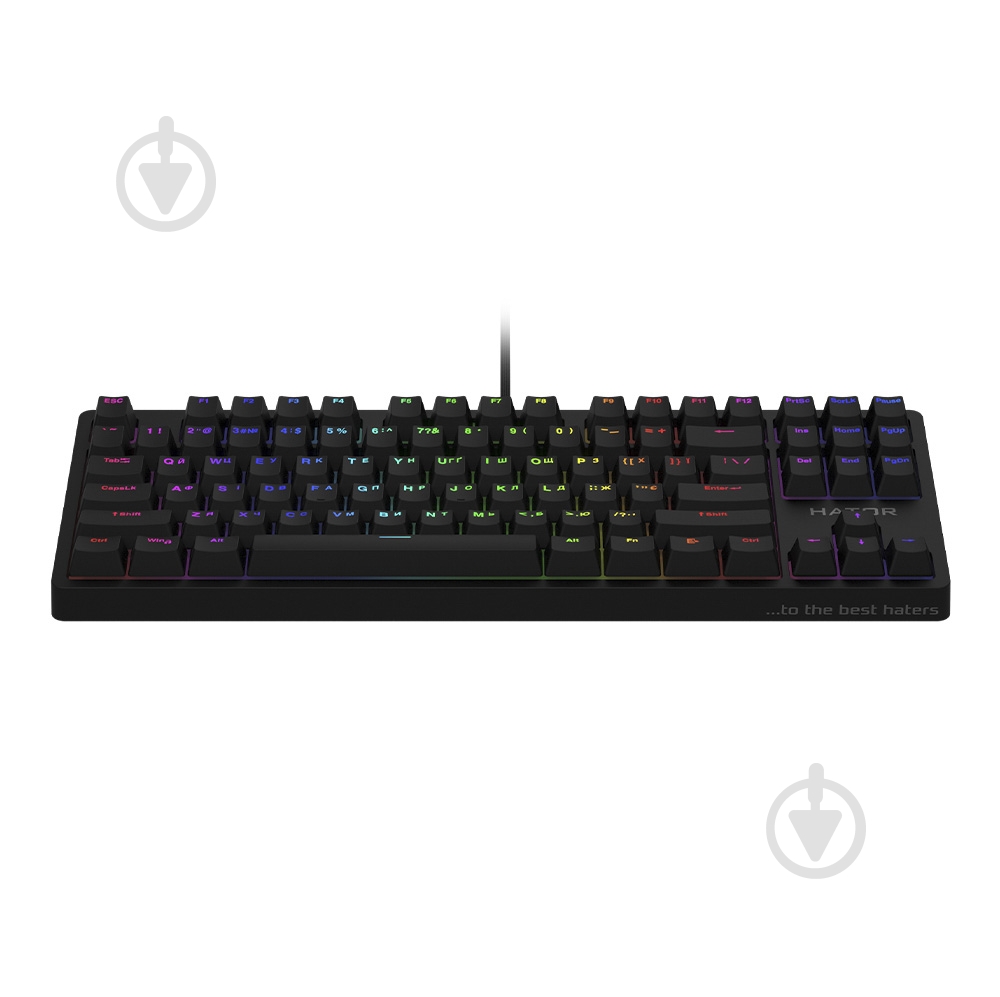 Клавіатура Hator Rockfall TKL Mecha Pink (HTK-621) black - фото 2