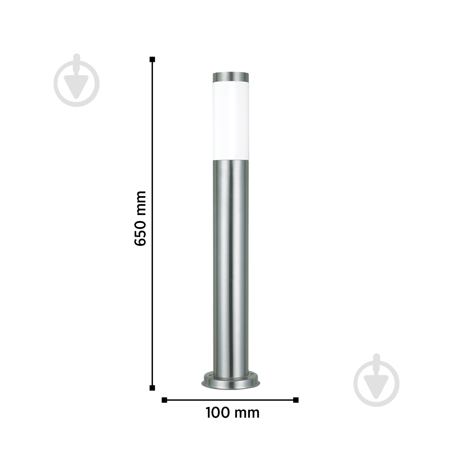 Ліхтарний стовп Blitz E27 60 Вт IP44 хром 3551-61 - фото 2