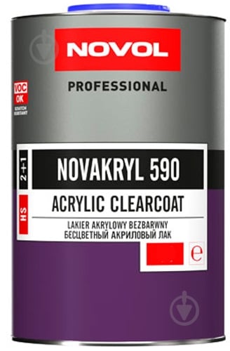 Лак акриловый бесцветный 38093 NOVOL 5000 мл - фото 1