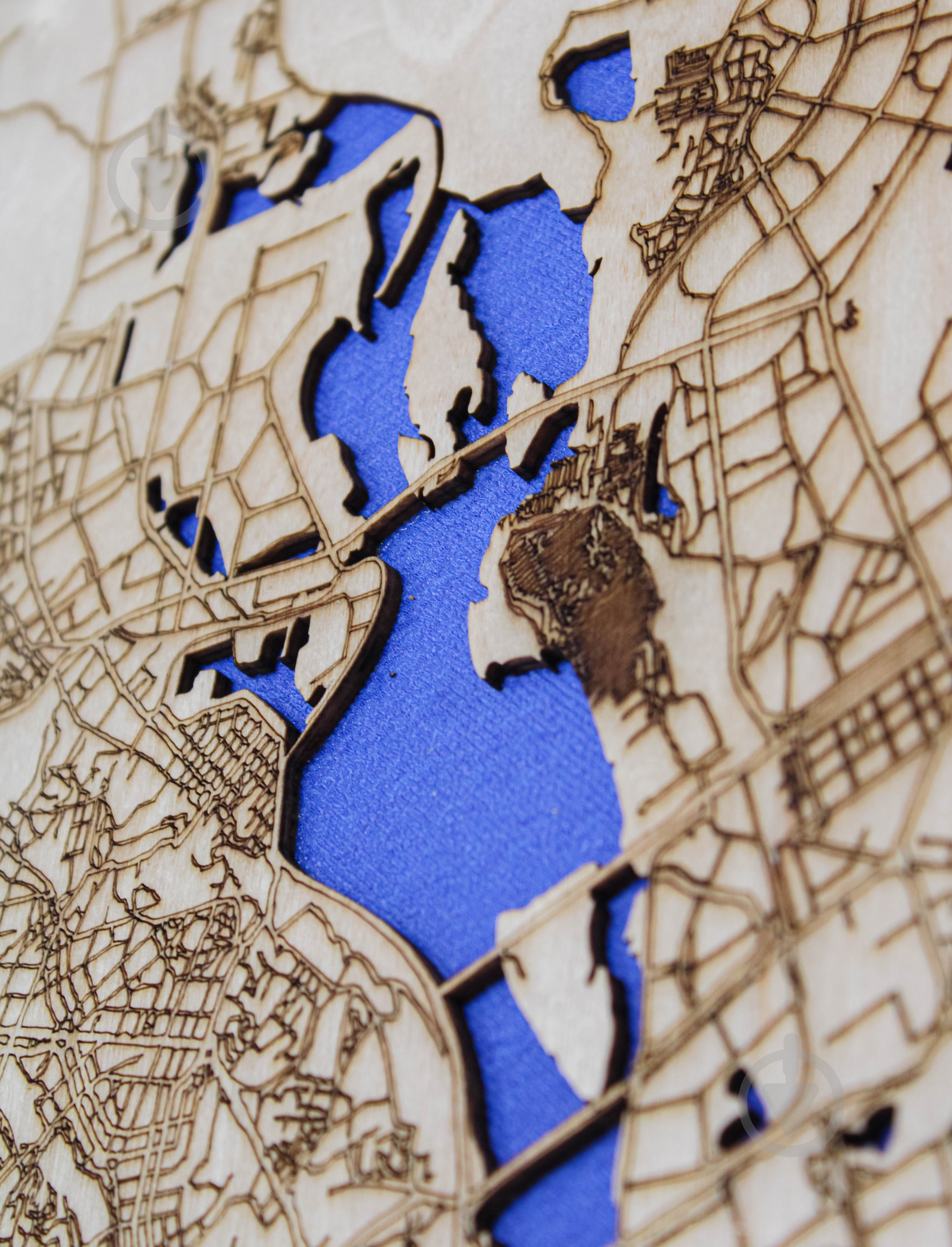 Карта Украины Киев 45x45 см - фото 3 Карта Украины Киев 45x45 см - фото 3