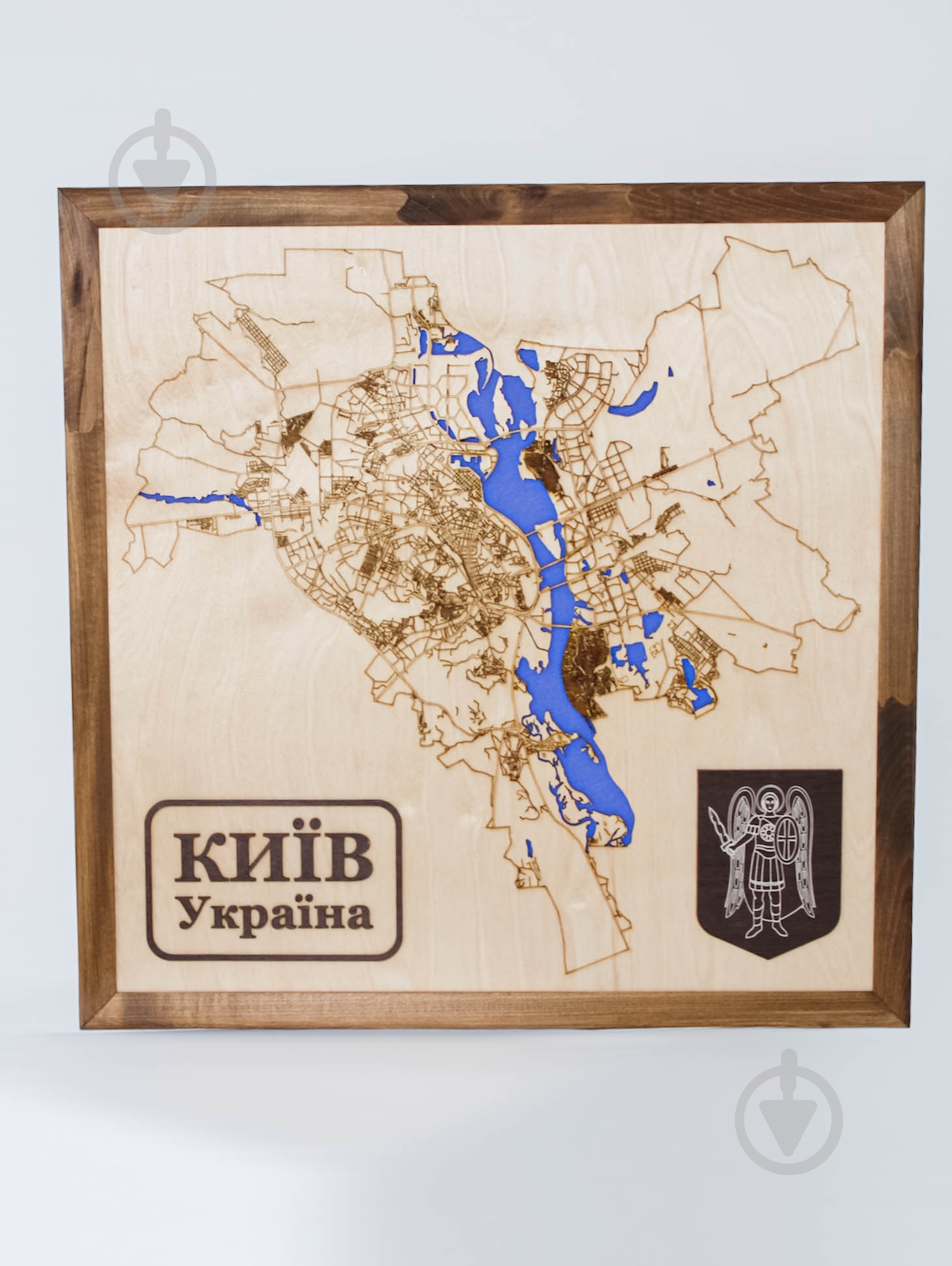 Карта Украины Киев 45x45 см - фото 1 Карта Украины Киев 45x45 см - фото 1