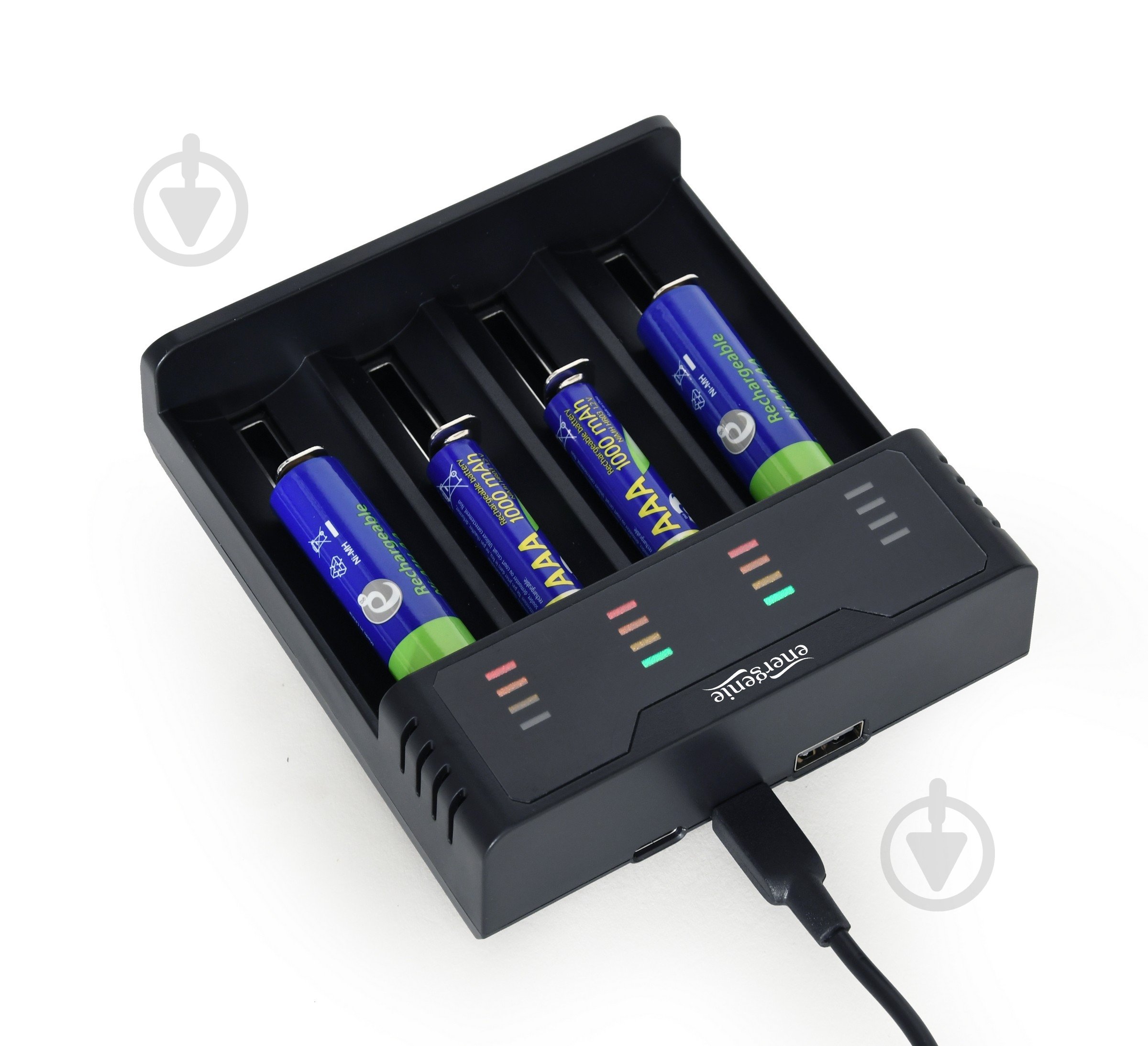 Зарядное устройство EnerGenie для аккумуляторов Ni-MH + Li-ion BC-USB-02 - фото 4 Зарядное устройство EnerGenie для аккумуляторов Ni-MH + Li-ion BC-USB-02 - фото 4