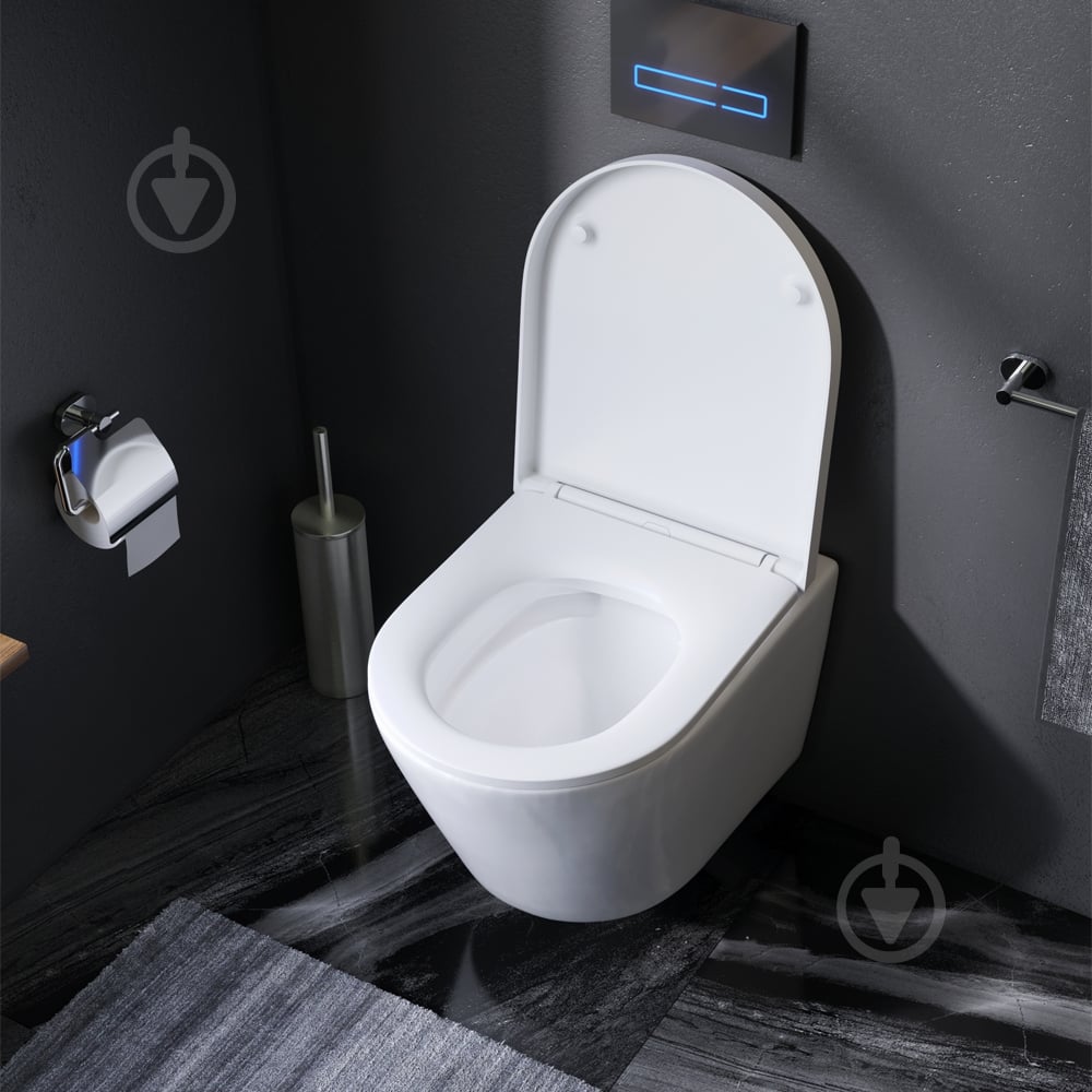 Унітаз підвісний AM.PM FlashClean із сидінням мікроліфт C741701SC AM.PM Sense - фото 4