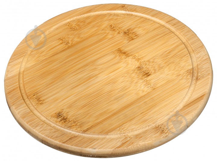 Дошка сервірувальна Wilmax Bamboo кругла 35.5 см - фото 1