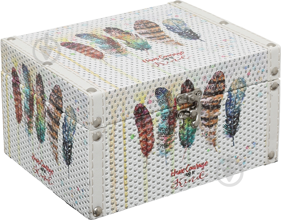 Шкатулка Перья XB197 L - фото 2