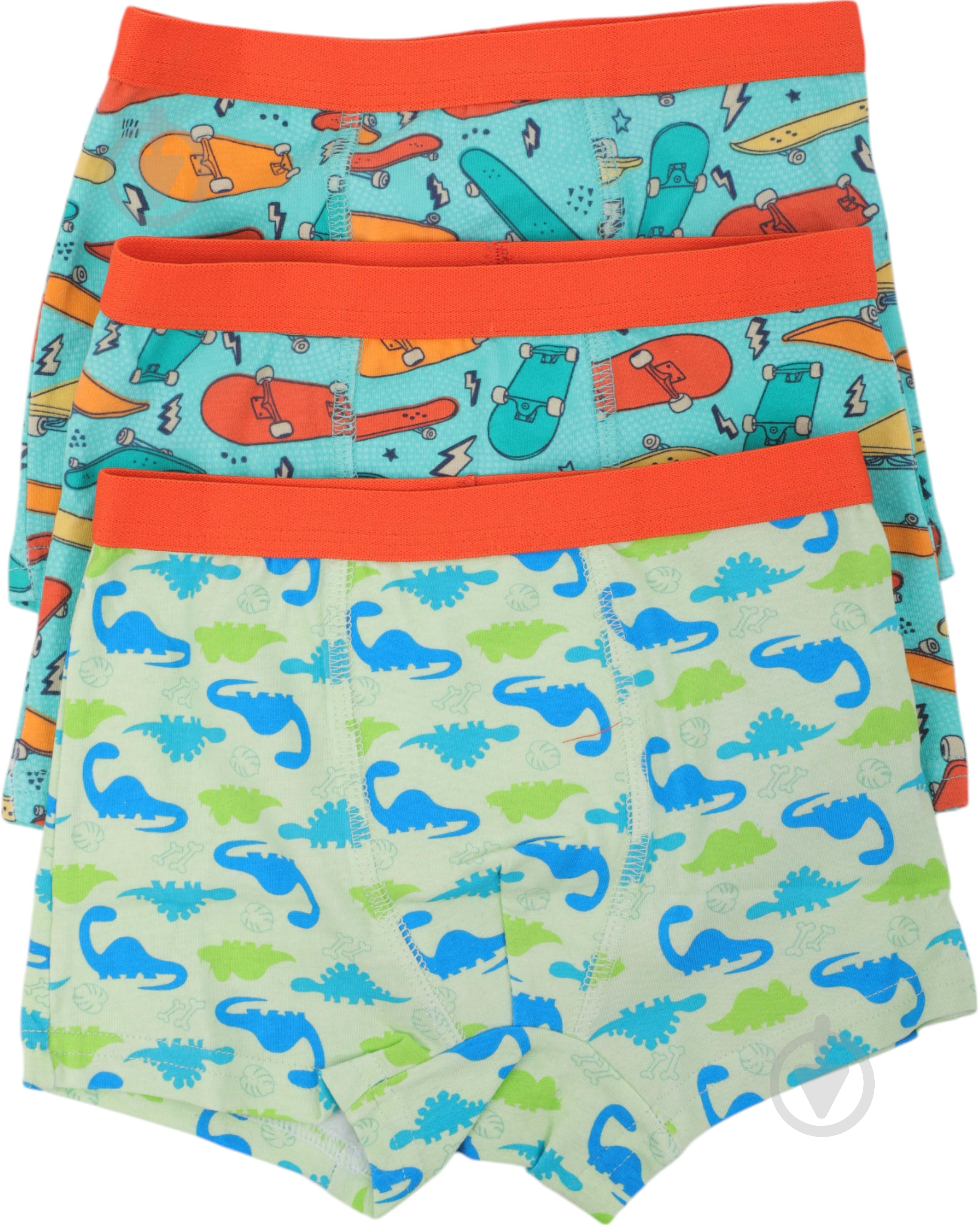 Набір трусів для хлопчиків HW 3 пари боксери р.134-140 зелений L4-M4 - фото 1 Набір трусів для хлопчиків HW 3 пари боксери р.134-140 зелений L4-M4 - фото 1