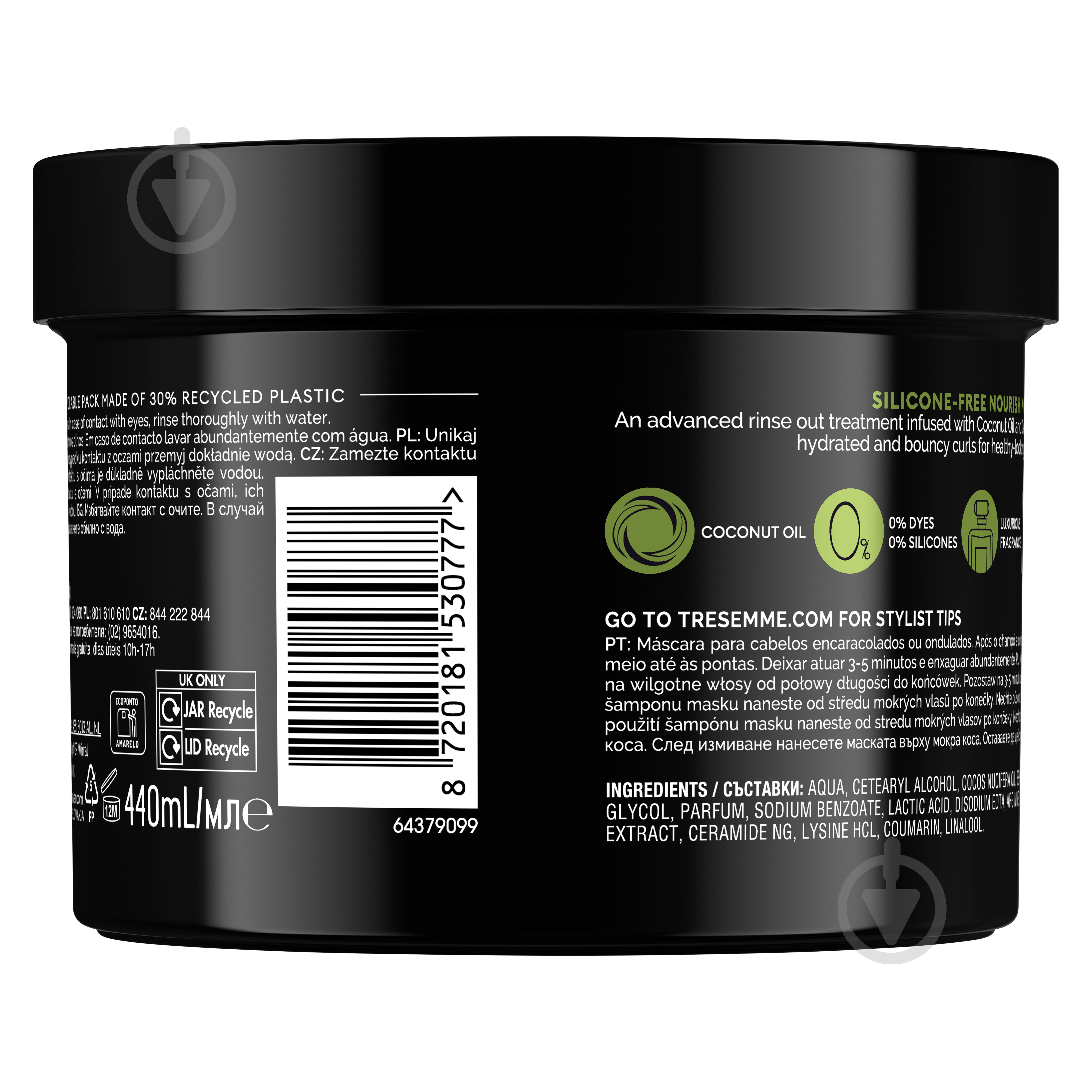 Маска для волосся Tresemme Flawless Curs 440 мл - фото 3 Маска для волосся Tresemme Flawless Curs 440 мл - фото 3