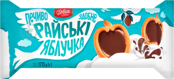 Печенье Делиция сдобное Райские яблочки 170 г - фото 1