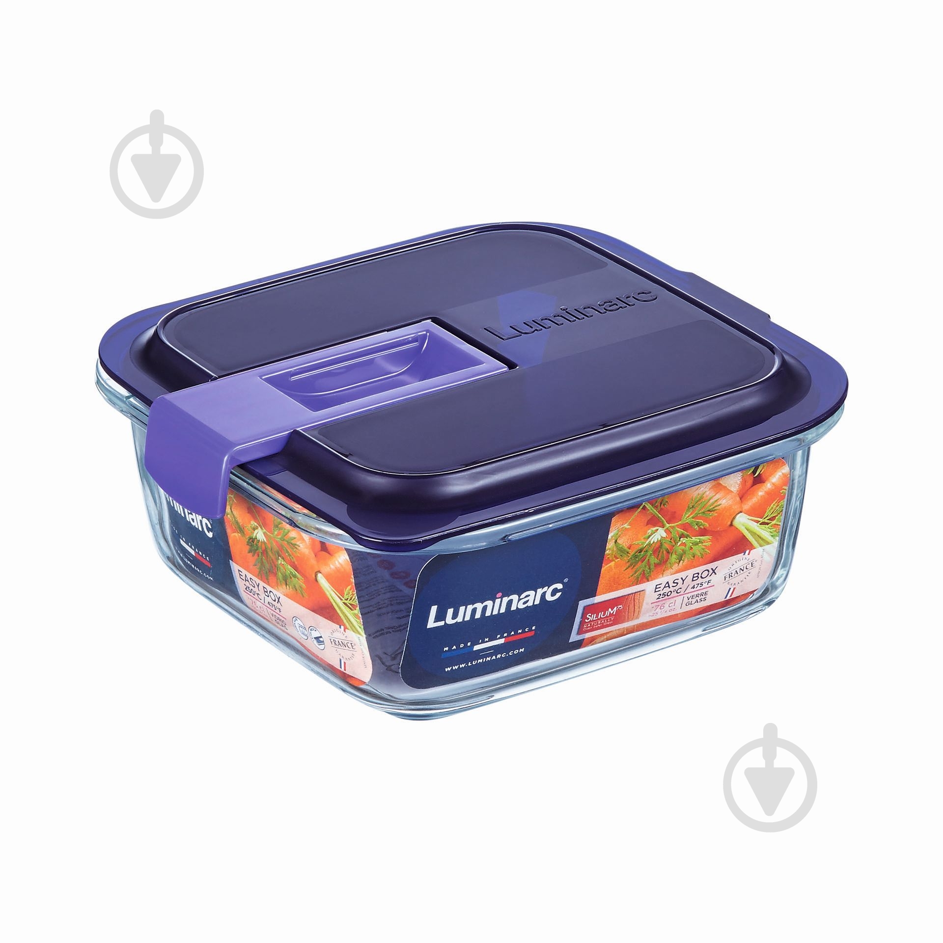 Контейнер для зберігання Luminarc Easy Box S 760 мл квадратний Q9702 - фото 3