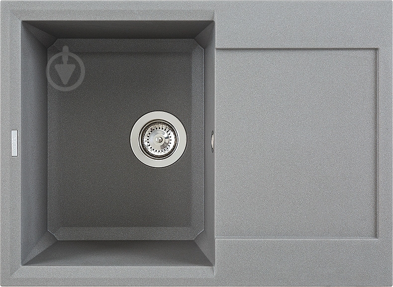 Мойка для кухни ELLECI EASY 135 titanium 73 - фото 1
