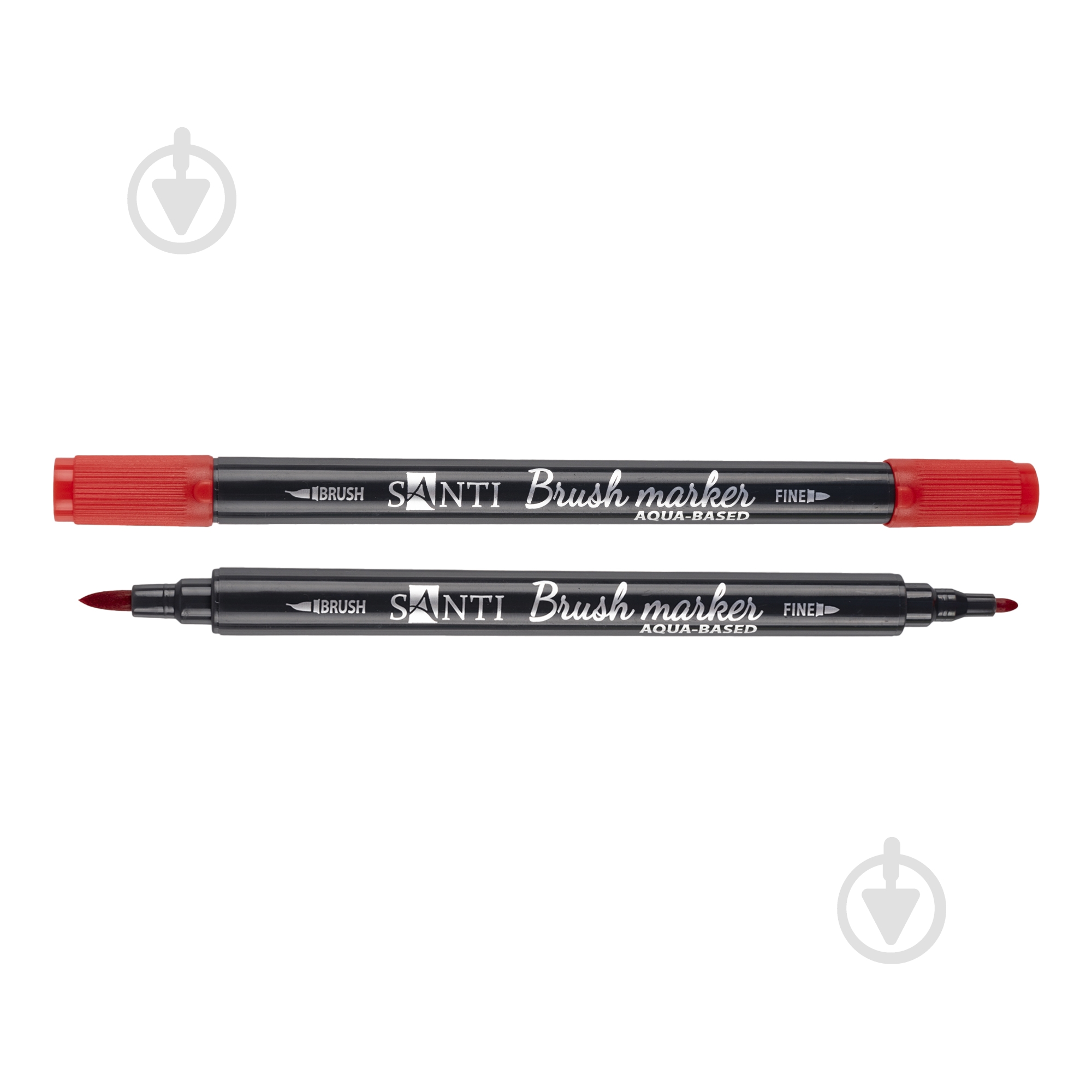 Маркер акварельный Santi Brush Marker SWB-07 красный 391063 - фото 1 Маркер акварельный Santi Brush Marker SWB-07 красный 391063 - фото 1